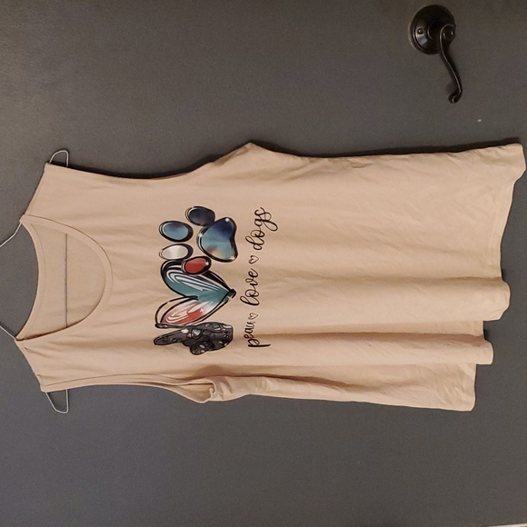 Tops - Peace Love Dogs Tank size 2XL